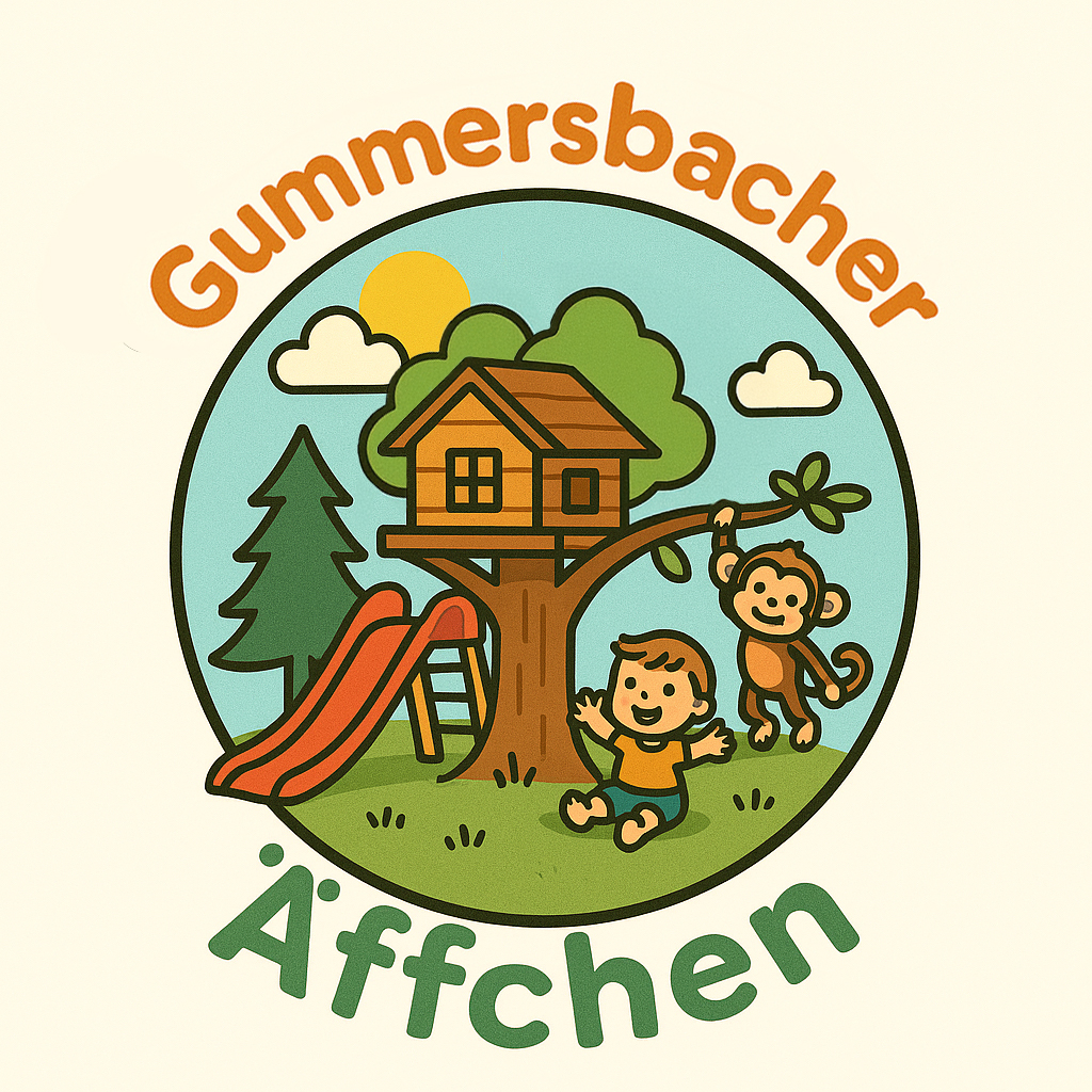 Das Logo der Kindertagespflege Gummersbacher Äffchen.